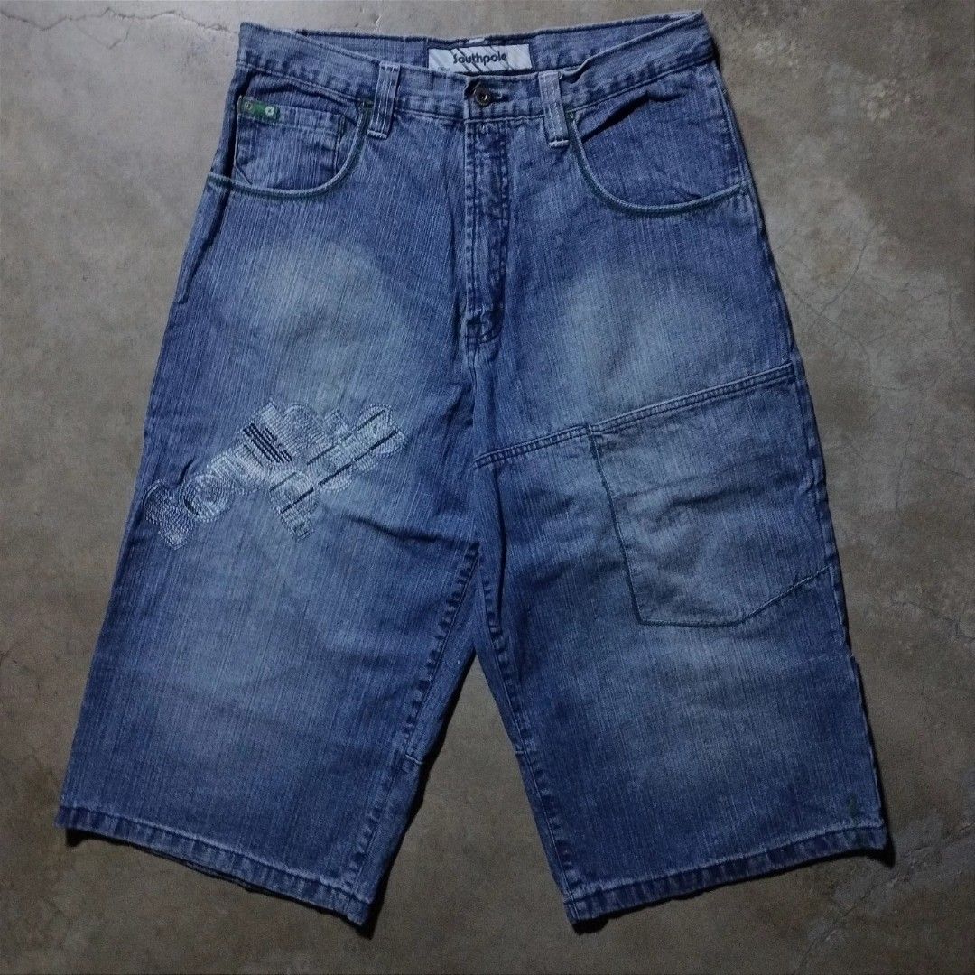 Southpole Men's Regular Fit Cross Hatch Basic Denim Shorts, Light Sand  Blue, 29 at Amazon Men's Clothing store