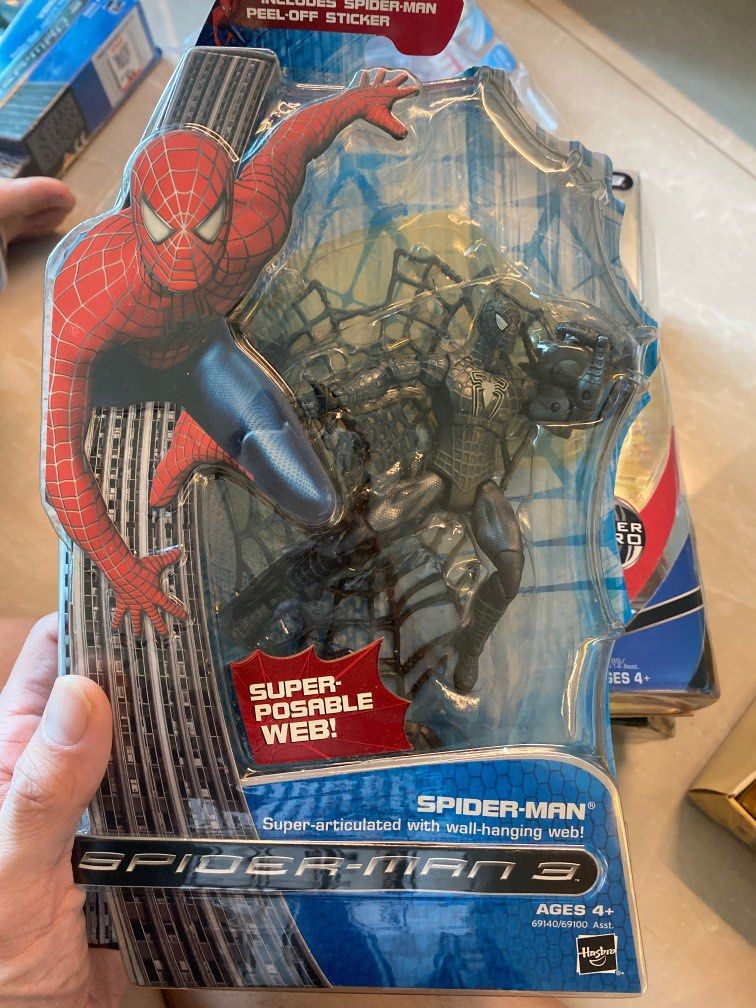 Spiderman 3 super posable figure, Hobbies & Toys, Toys & Games on