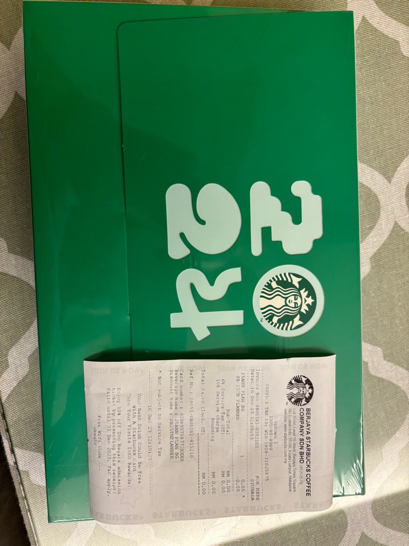 Starbucks 2024 Planner brand new and sealed, Hobbies & Toys, Stationery