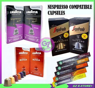 STARBUCKS, LAVAZZA AND SEGAFREDO NESPRESSO COFFEE COMPATIBLE CAPSULE
