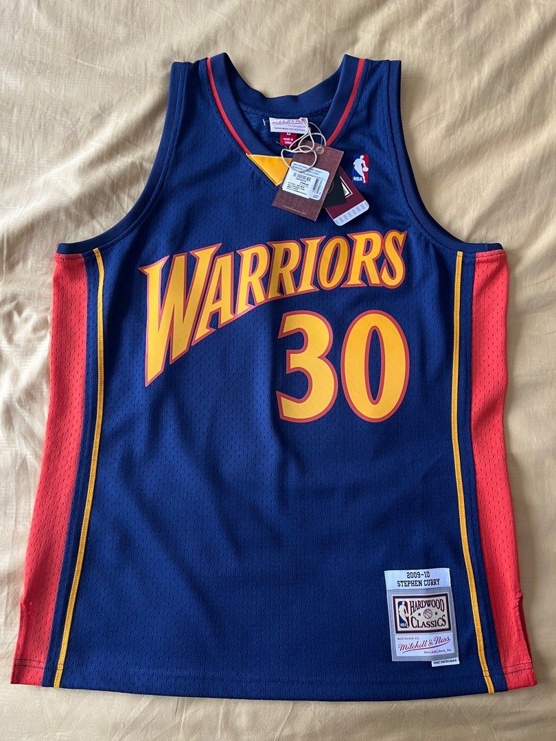 Steph Curry Rookie Jersey Mitchell and Ness L Men s Fashion