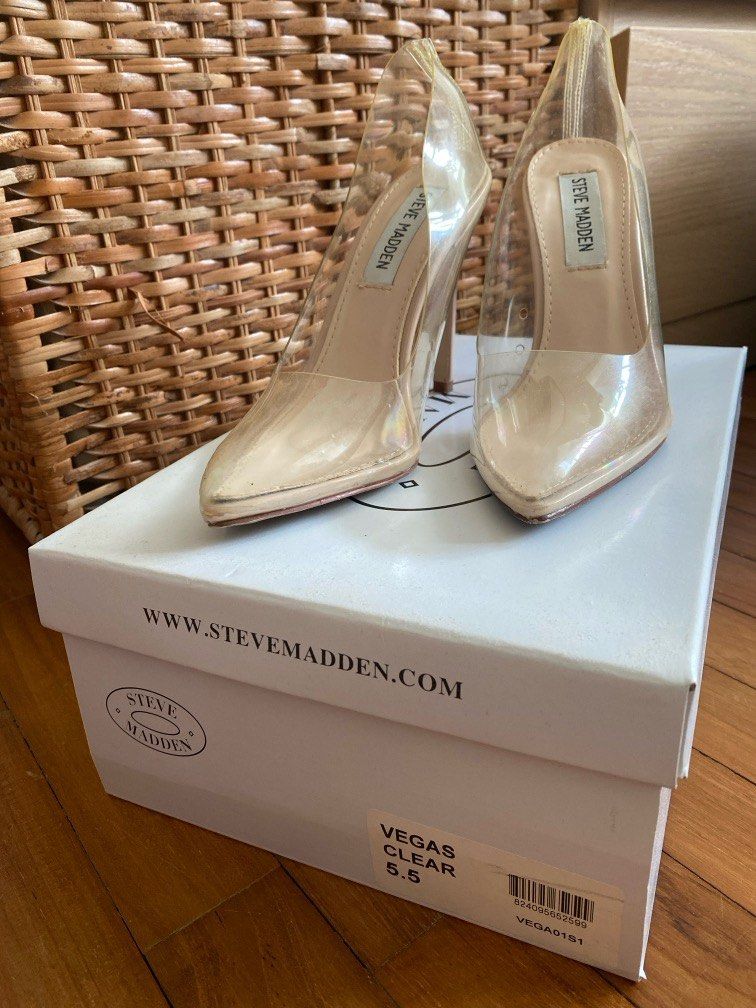 Steve madden vegas hotsell clear pumps