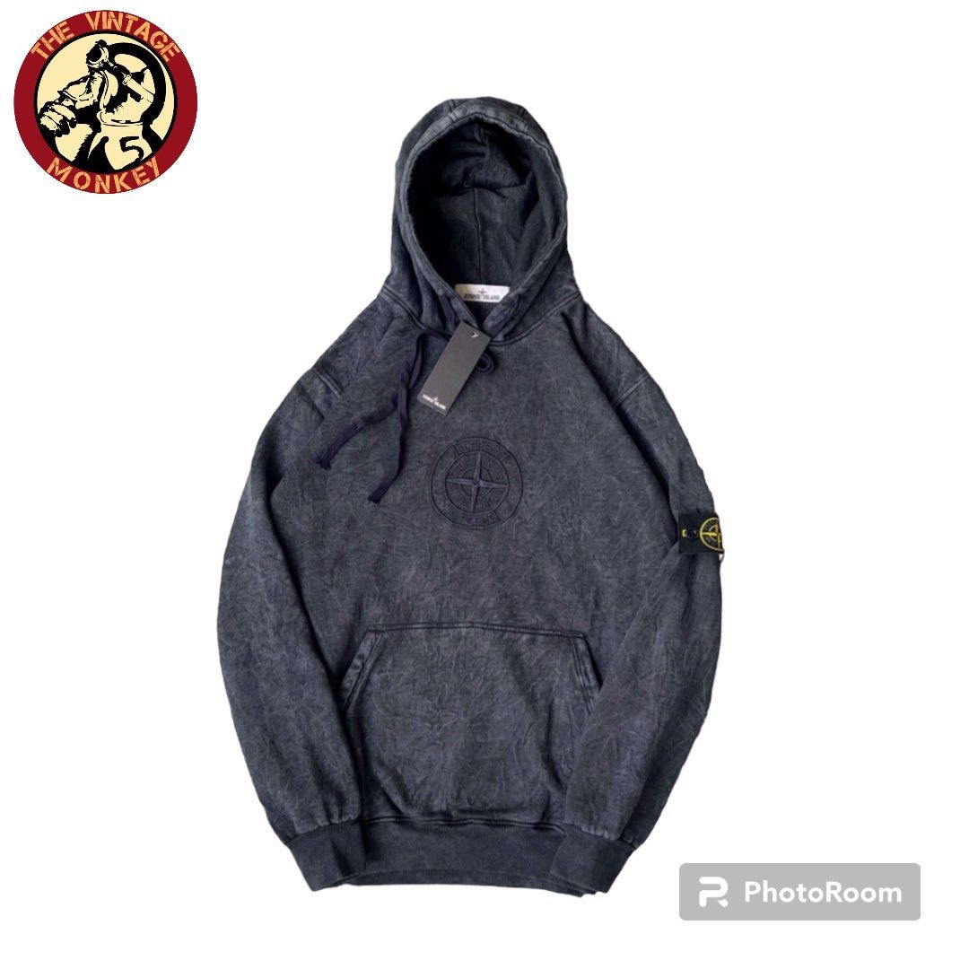 Stone Island Hoodie Men s Fashion Tops Sets Hoodies on Carousell