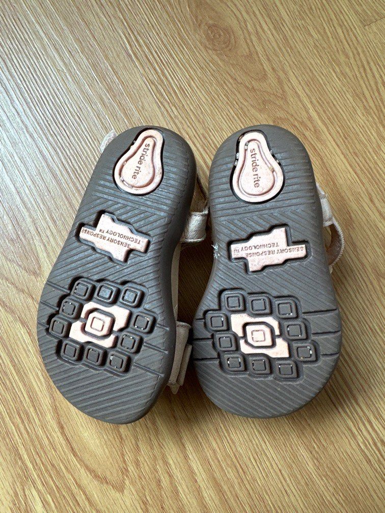 Stride Rite SRT Savannah Pink Sandals Babies Kids Babies Kids Fashion on Carousell