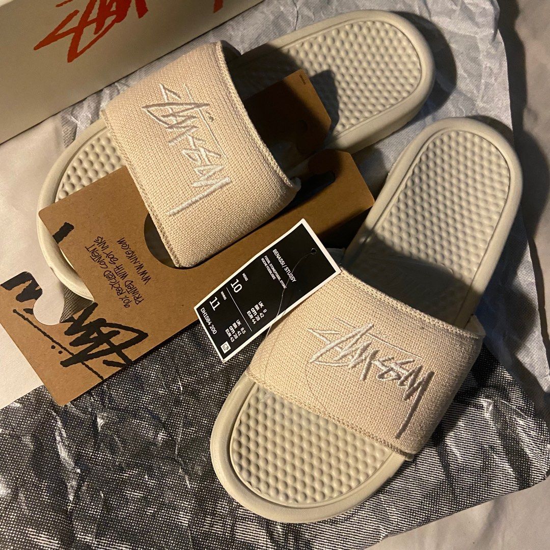 Stussy nike slides on sale
