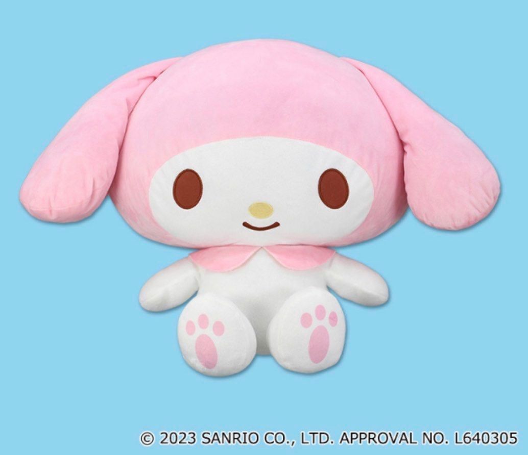 Super Large Japan Sanrio My Melody Classic Large Pink Plush Plushie Plushy  Soft Toy Prize Large doll toreba yurukawa, Babies & Kids, Infant Playtime  on Carousell