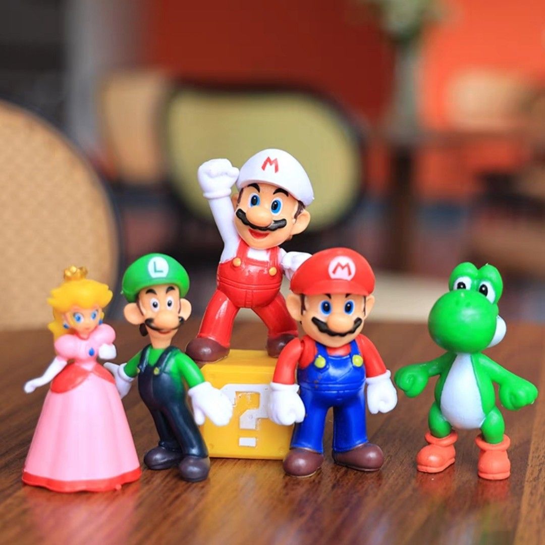Super Mario #10 Figurines Cake Topper, Hobbies & Toys, Toys & Games on ...