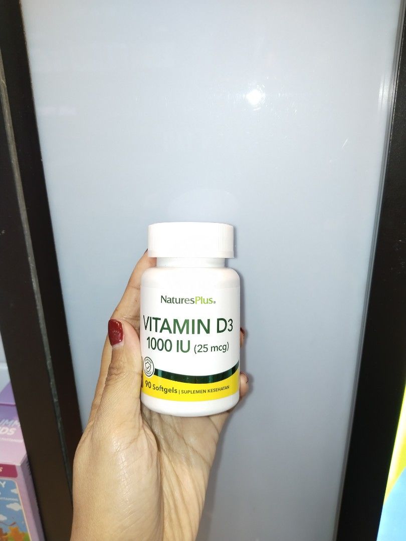 suplemen makanan atau vitamin d3 1000 isi 90, Kesehatan & Kecantikan