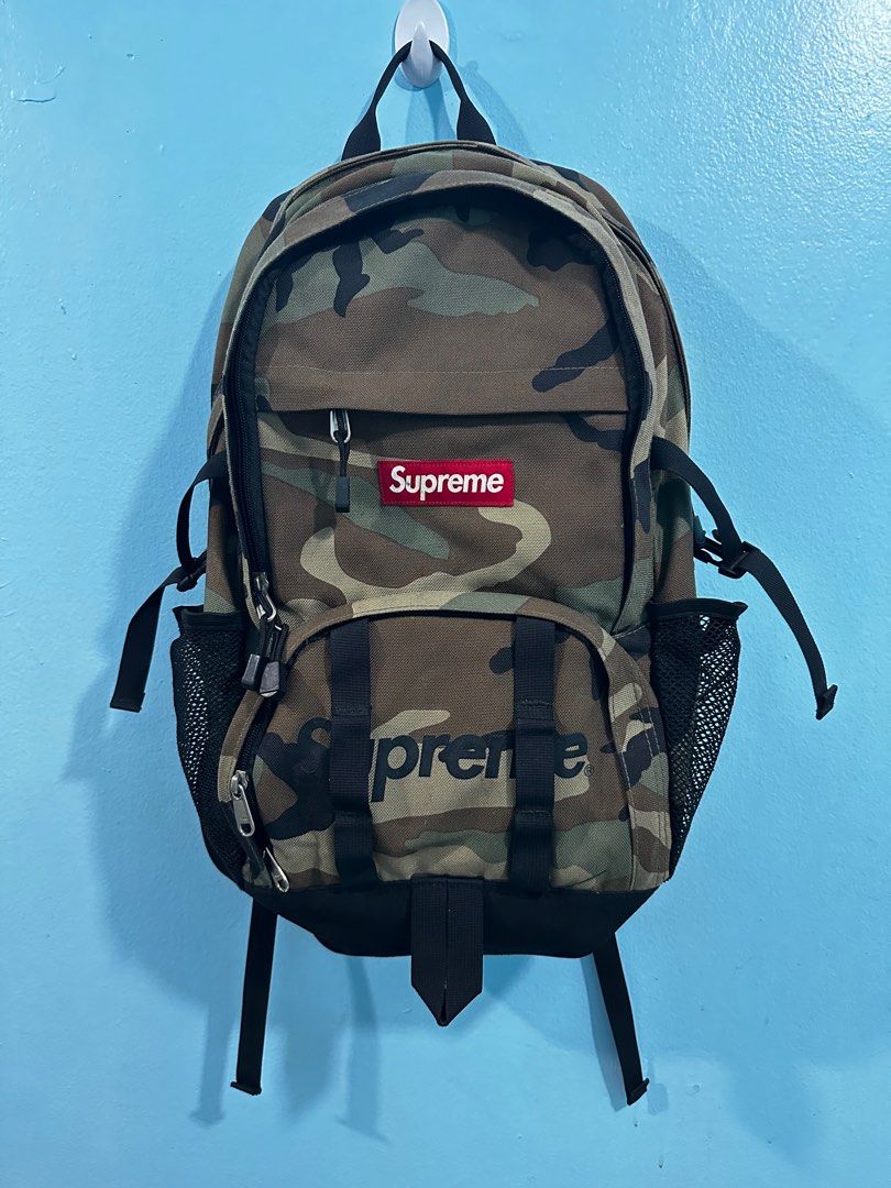 Supreme 1000 denier 2025 cordura backpack woodland camo