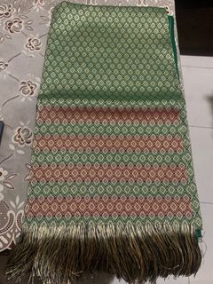 Green Red and Gold Table Cloth 