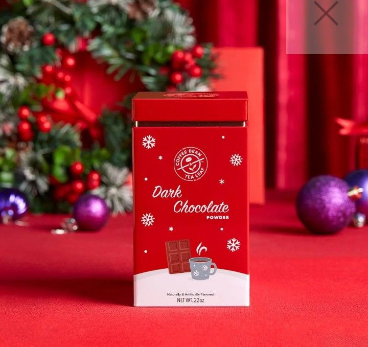 The Coffee Bean & Tea Leaf Holiday Dark Chocolate Powder, Food & Drinks