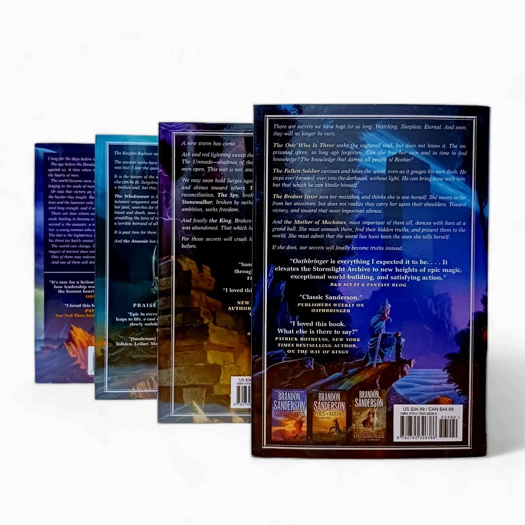 The Stormlight Archive by Brandon Sanderson First Edition Hardcovers ...