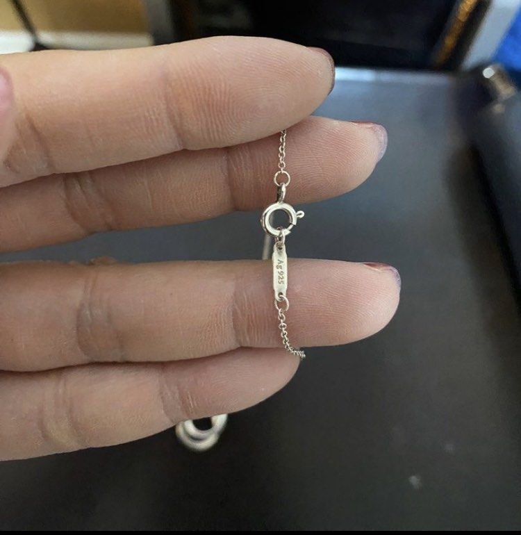 Ag 925 tiffany necklace sale