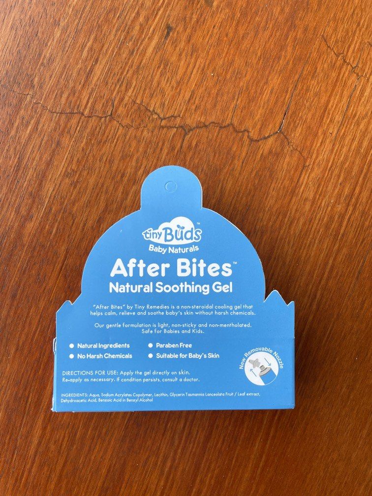 Tiny Buds - After Bites Natural Soothing Gel (Category: Baby Toiletries & Grooming) located in Pasig City. Submitted by kaistroem (Listing ID 1271649504, Image 2). Description: RFS: was a gift from someone else, I already have this item.