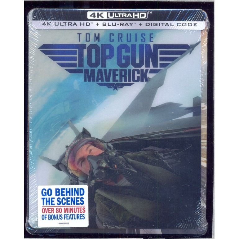 Top Gun Maverick 4K Steelbook ( Minor Dent ) [ Blu-Ray ], Hobbies & Toys,  Music & Media, CDs & DVDs on Carousell