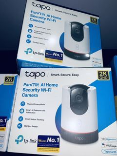 TP-Link Tapo C225 2K Pan/Tilt AI Home Security CCTV Starlight WiFi Wireless Camera