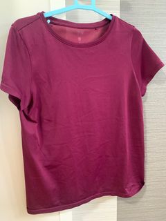 bnwt spanx longline maroon sports bra medium impact crop top jammy plum s,  Women's Fashion, Activewear on Carousell