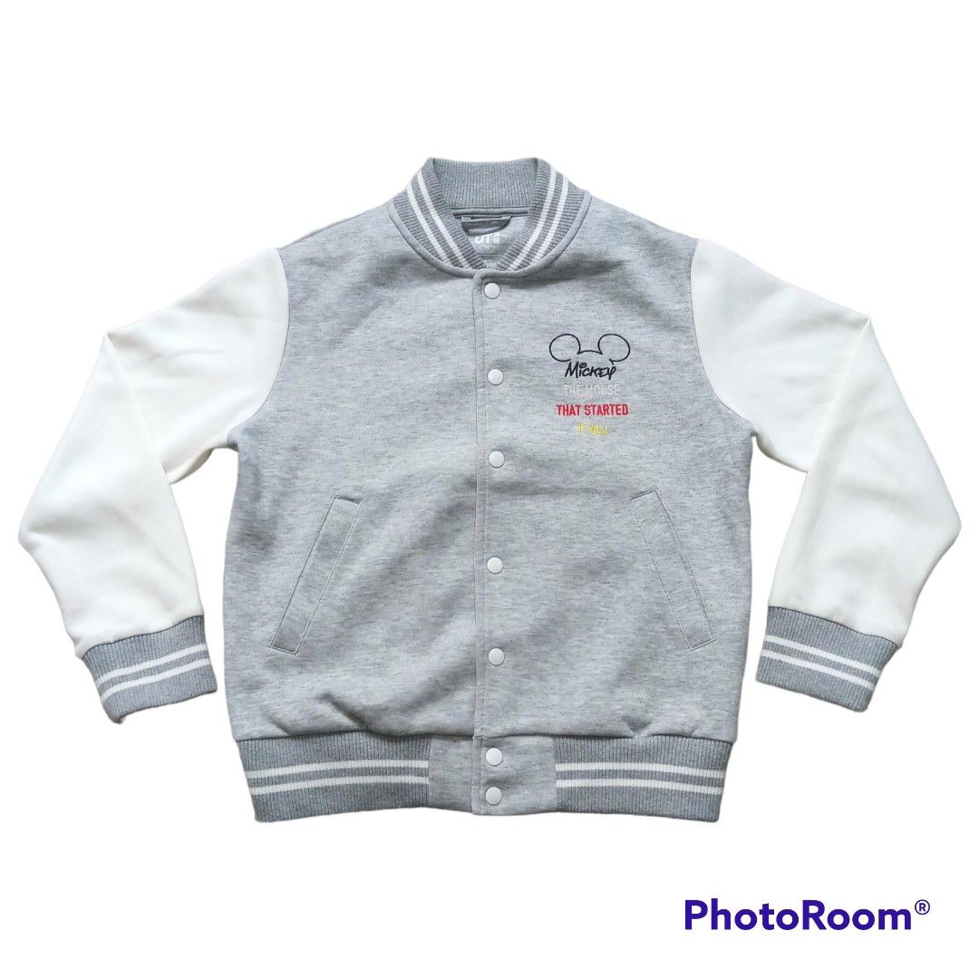 Uniqlo x Disney Mickey Mouse Kids Varsity Jacket