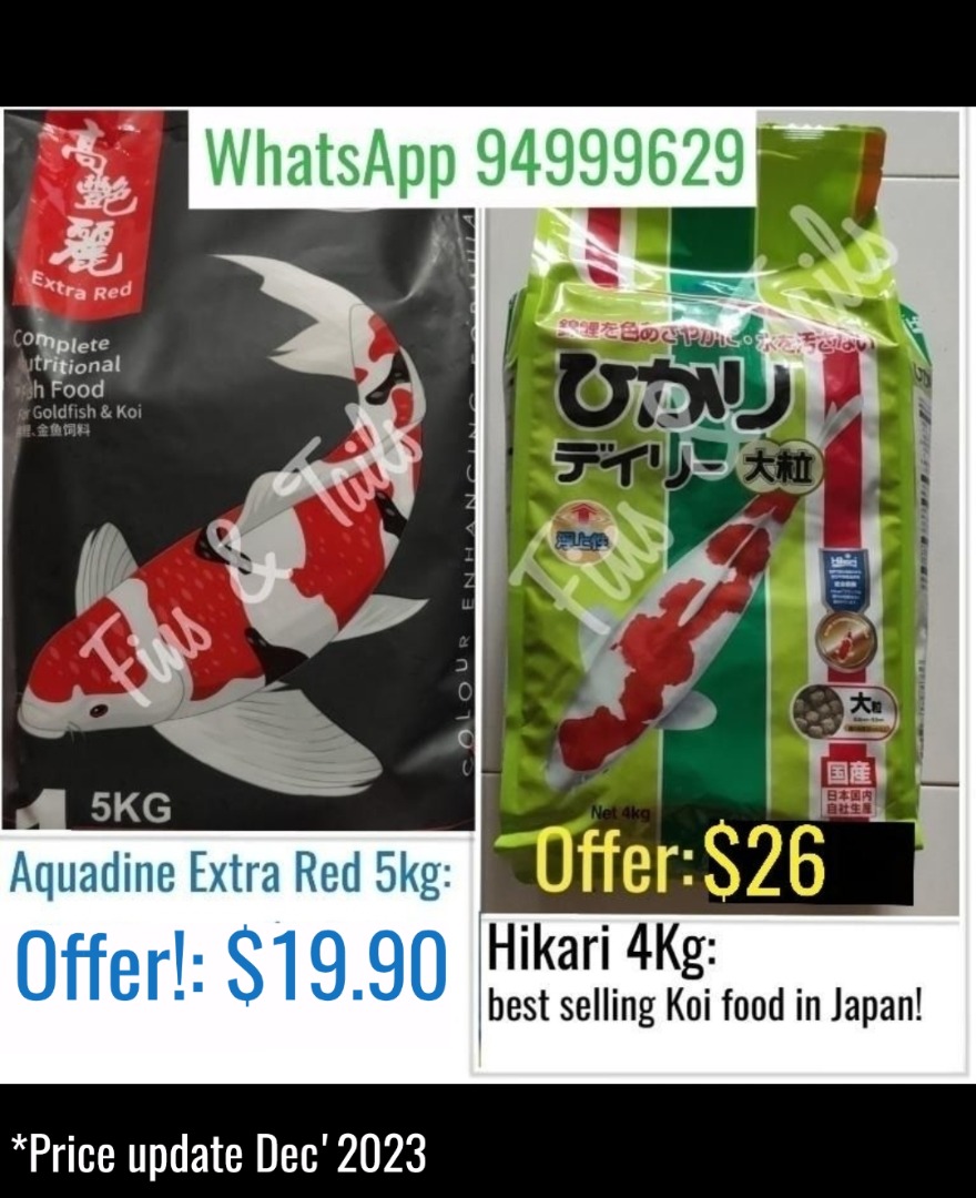 Updated best selling 4 & 5kg Koi Fish Food * Health and Colour