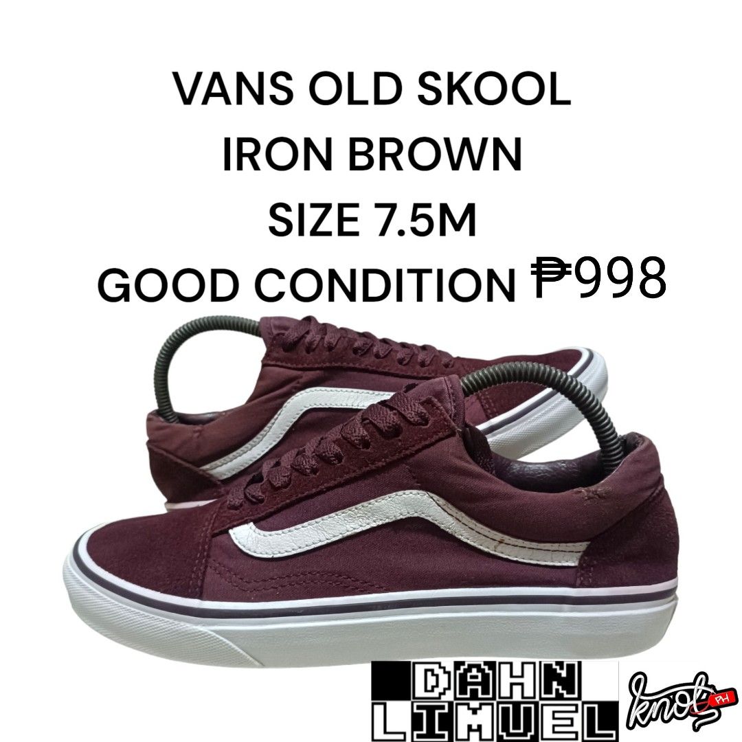 Old skool 2025 iron brown