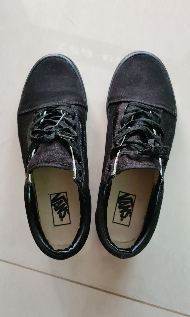 Black vans on sale mens size 10