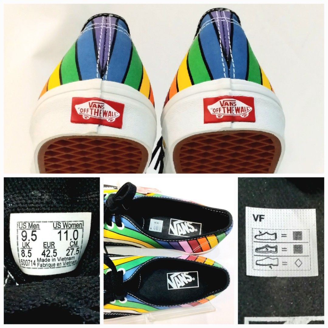 Rainbow vans mens online