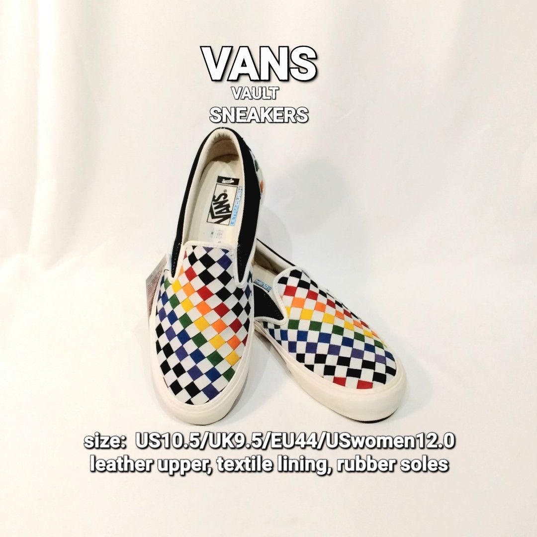 Rainbow vans slip on womens shop