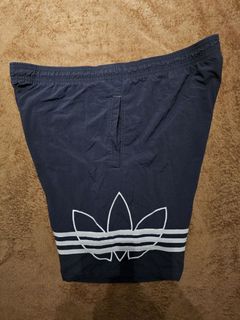 Adidas original jersey shorts 2025 trefoil logo black du8135