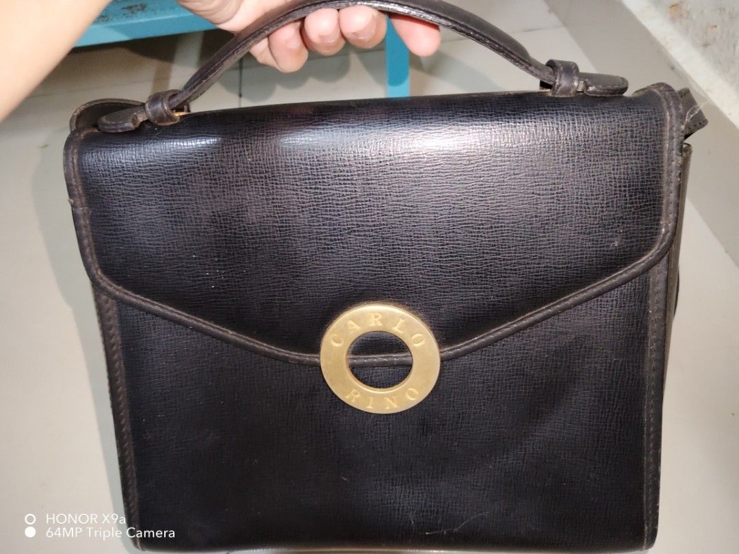 Vintage Carlo Rino 100% Leather, Women's Fashion, Bags & Wallets, Cross ...
