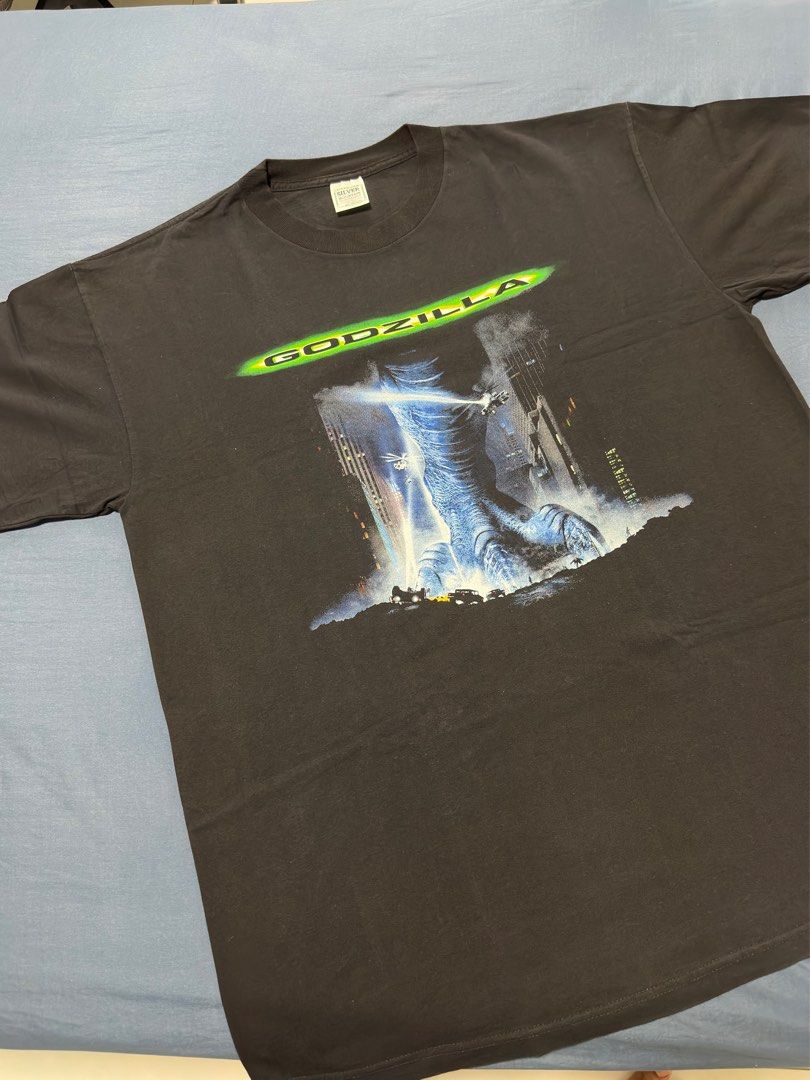 Vintage Godzilla Tee Shirt, Men's Fashion, Tops & Sets, Tshirts