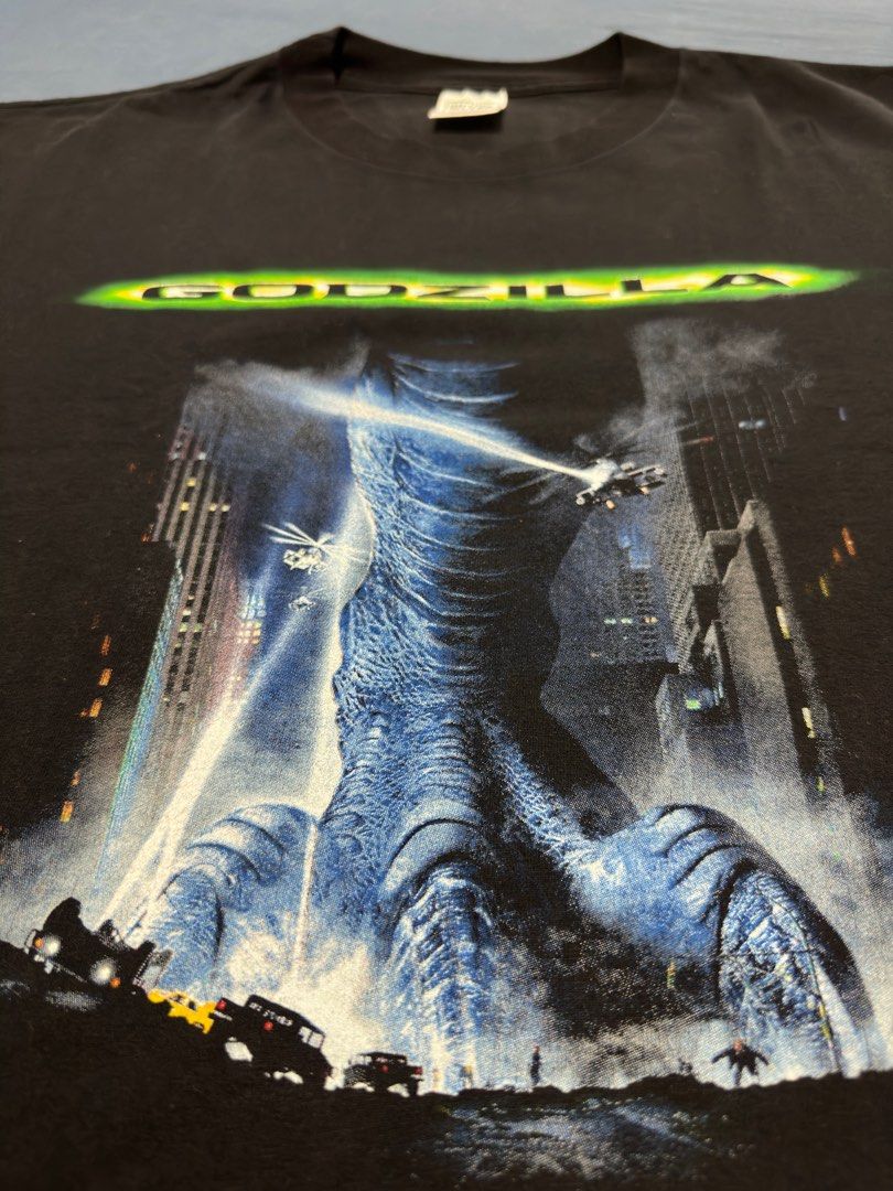 Vintage Godzilla Tee Shirt, Men's Fashion, Tops & Sets, Tshirts