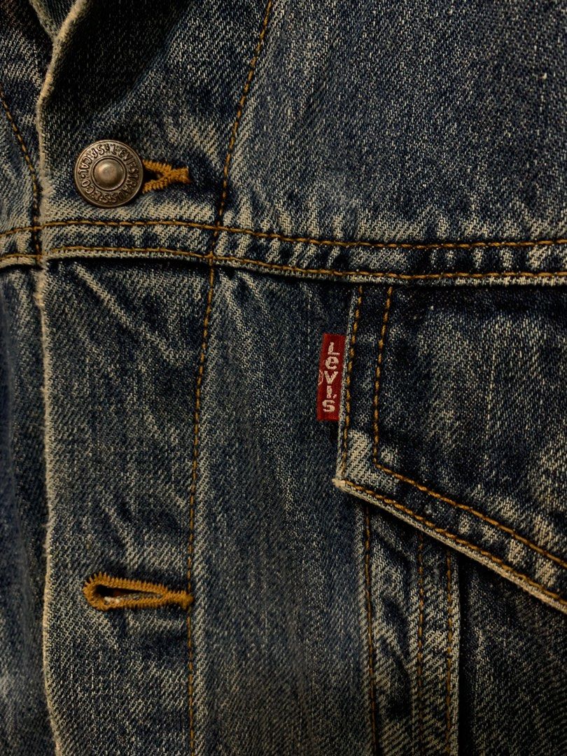 Levi's 70518 Denim Jacket, Men's Size L unclear blue type Vintage Second Hand main image 1