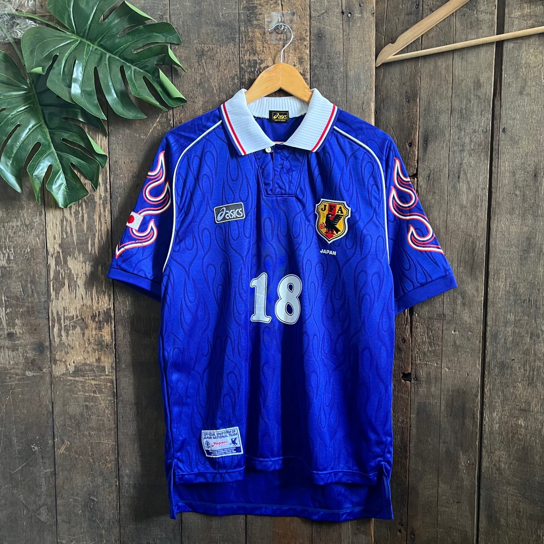 Vintage National Team Japan 1998 Home Asics Jersey Men s Fashion