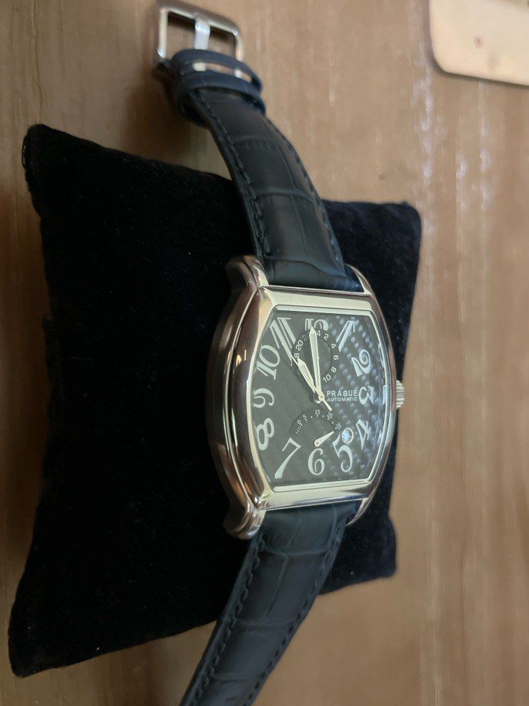 Vintage Prague Automatic with Power Reserve Watch tonneau not