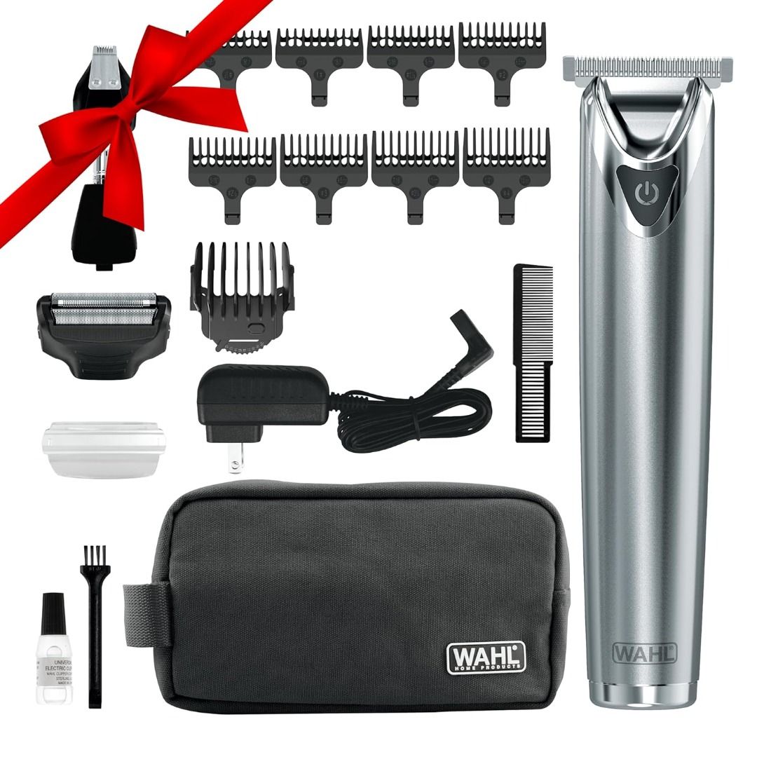 Wahl stainless steel lithium ion+ beard trimmer for men on sale