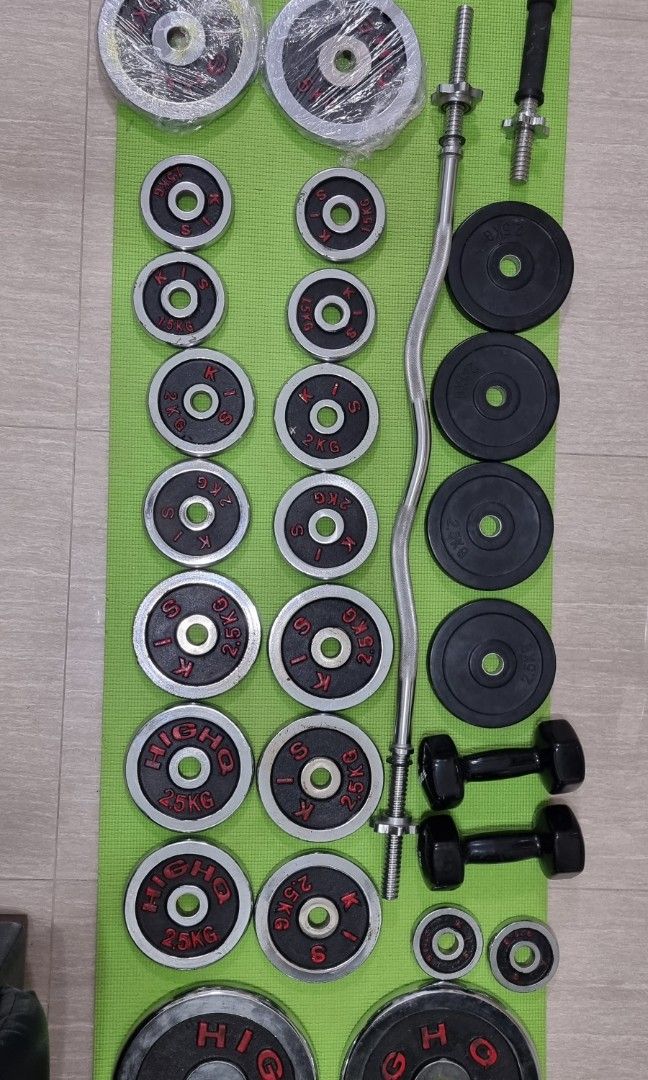 Weights, Dumbbell, Ez Curl Bar, Dumbbell bar, Sports Equipment