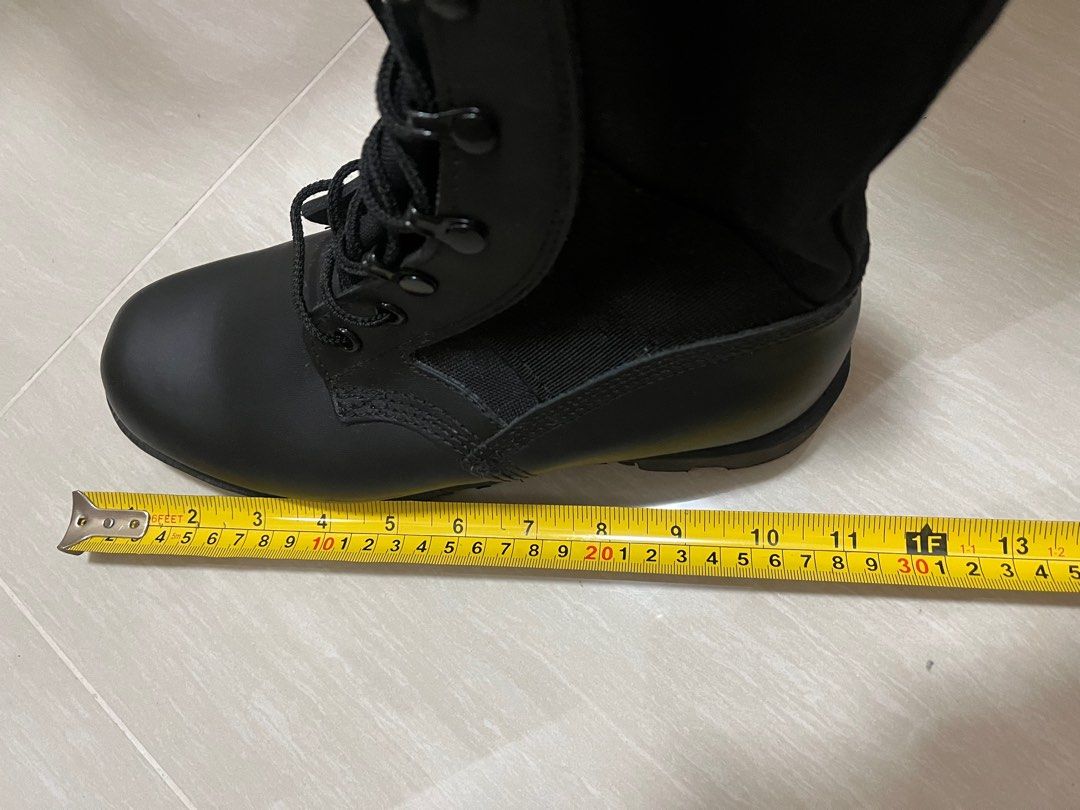 WP Black Combat Boots size US 5 Men s Fashion Footwear Boots on