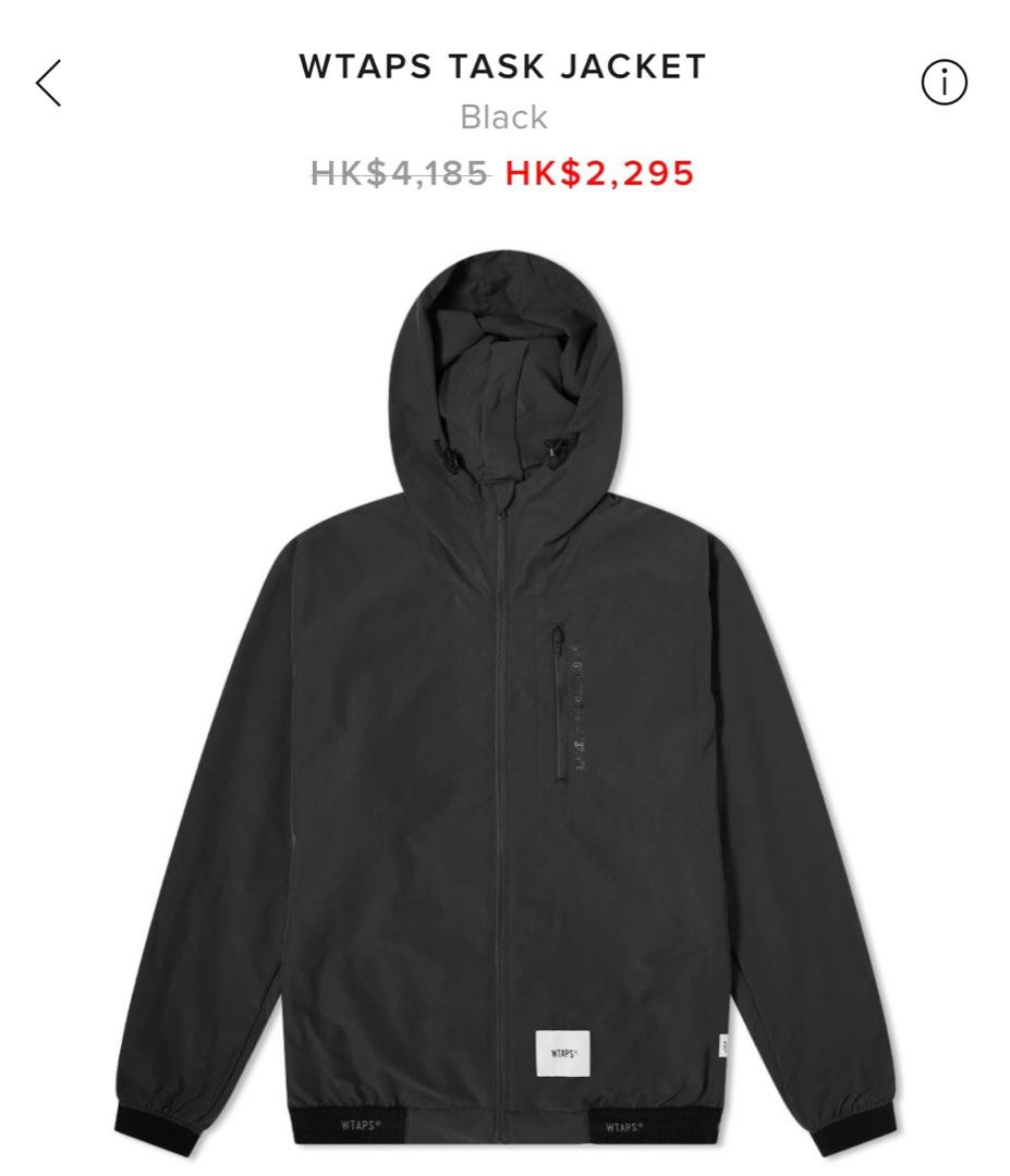 WTAPS TASK JACKET SIZE 02, 男裝, 外套及戶外衣服- Carousell