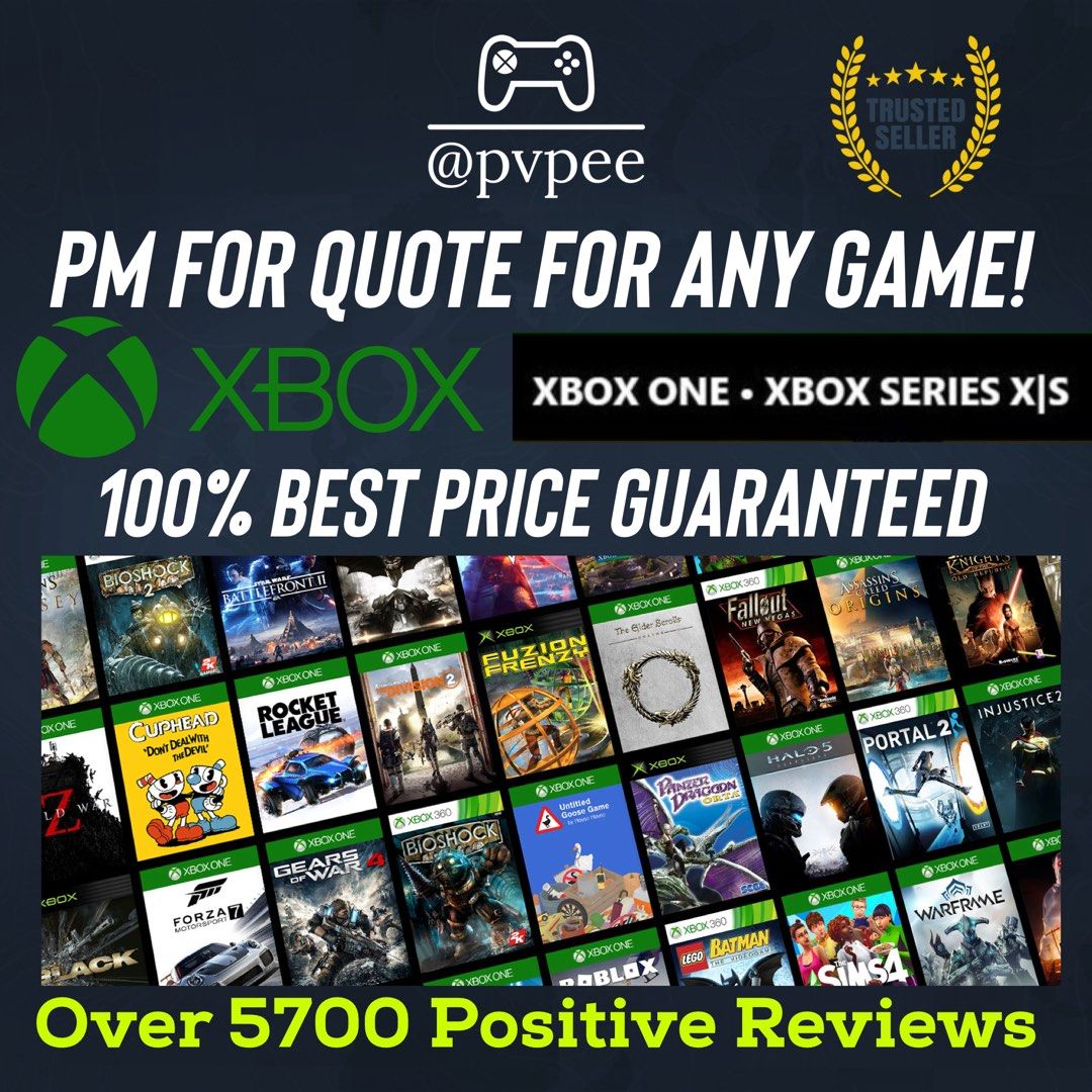 Cheapest games outlet on xbox