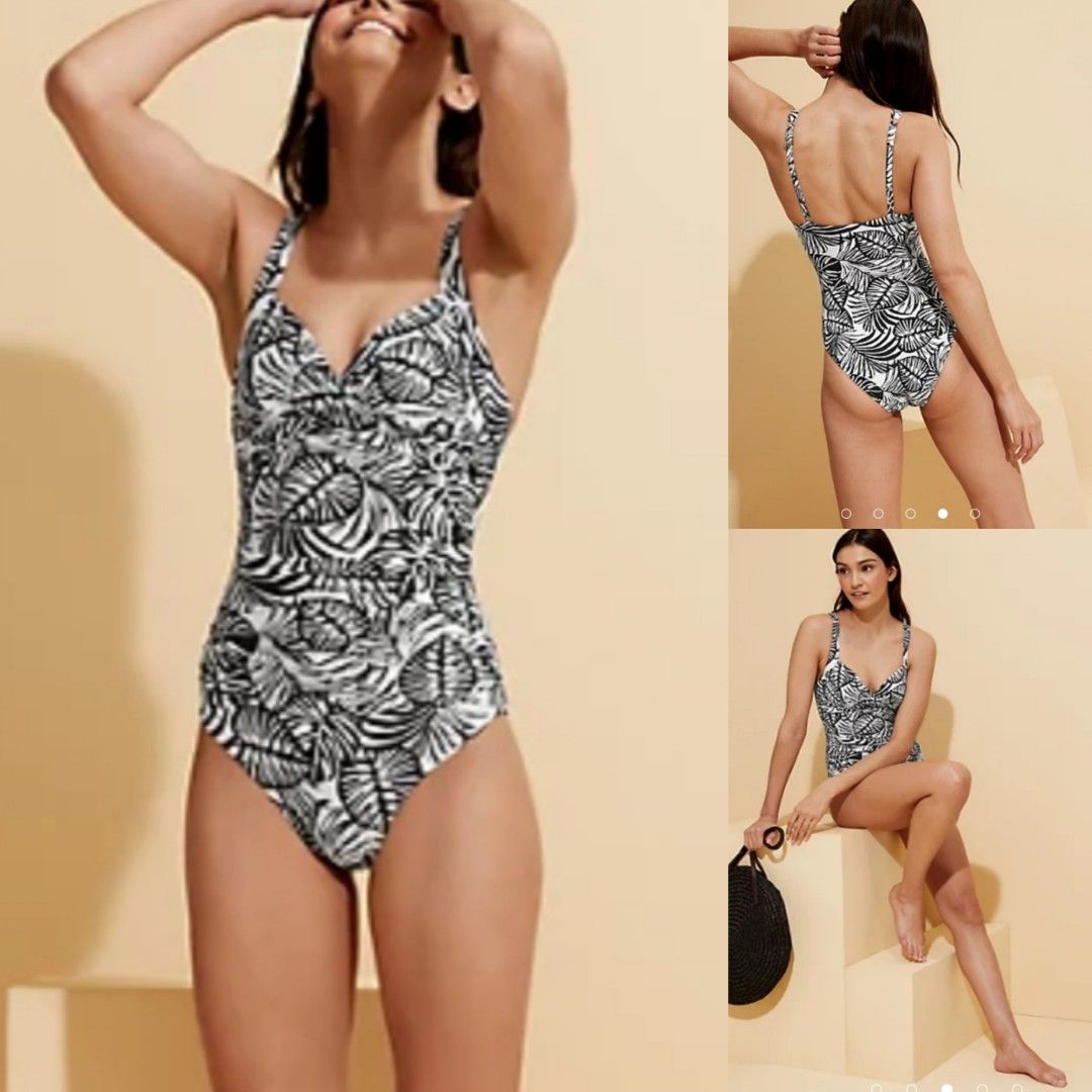 XL) M&S TUMMY CONTROL MONOCHROME ONE PIECE SWIMSUIT, Women's Fashion,  Swimwear, Bikinis & Swimsuits on Carousell
