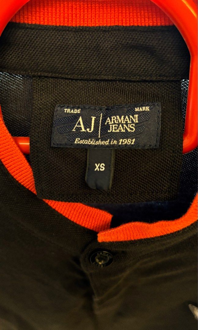CNY sale Armani Jeans mandarin collar Luxury Apparel on