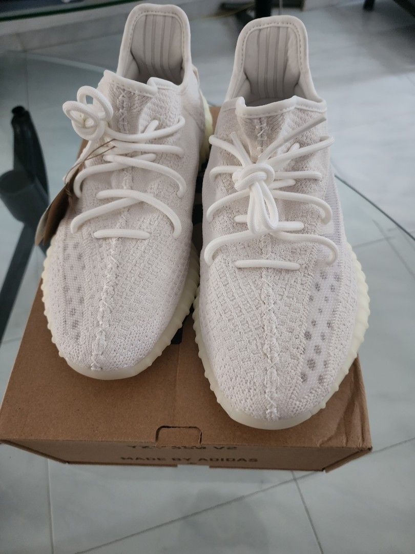BNDS US9.5 Yeezy Boost 350 V2 Bone Men s Fashion Footwear Sneakers on Carousell