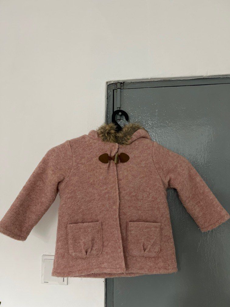 Zara baby knitwear fleece winter jacket size 2 3 years