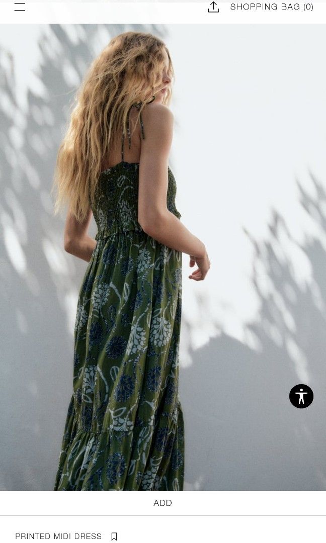 Zara COTTON GREEN TIE MIDI DRESS, Women's Fashion, Dresses & Sets, Dresses on Carousell Zara COTTON GREEN TIE MIDI DRESS, Women's Fashion, Dresses & Sets, Dresses on Carousell