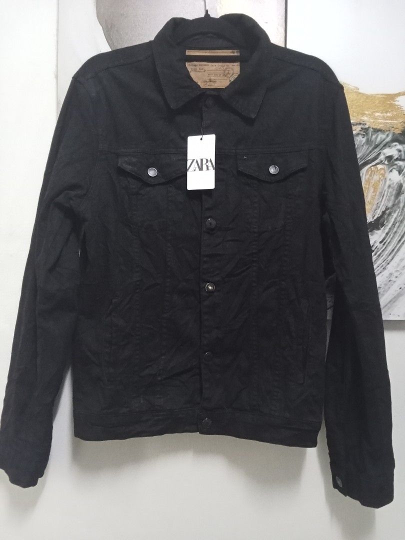 Zara Man Denim Jacket, Men's Fashion, Coats, Jackets and Outerwear on Carousell