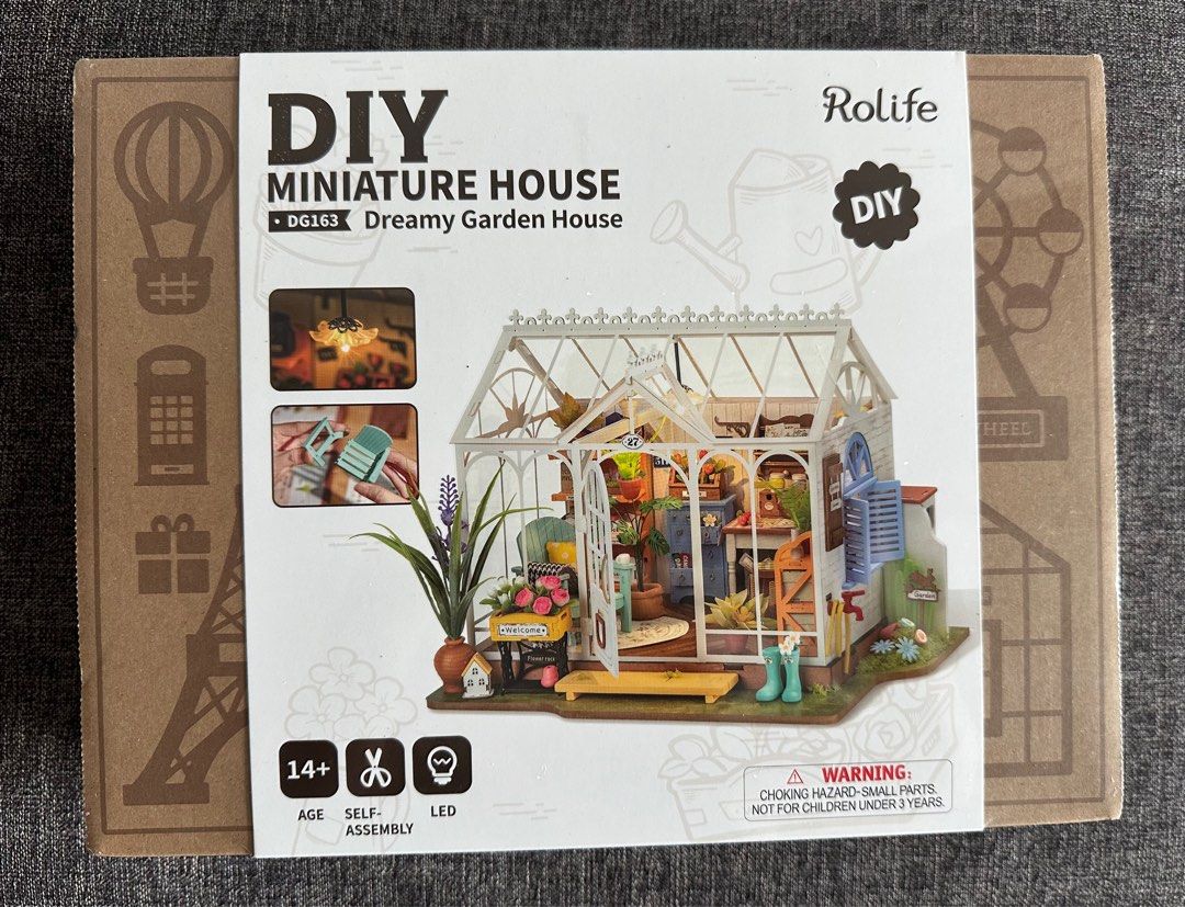 Rolife Dreamy Garden House DIY Miniature House Kit DG163