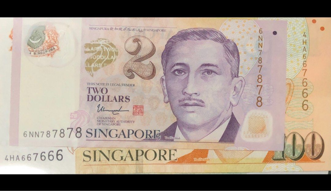 $2 almost solid 1 rare note (Category: Currency) located in Singapore. Submitted by bestsk (Listing ID 1269857810, Image 1). Description: Anyone interested can message me UNC note.