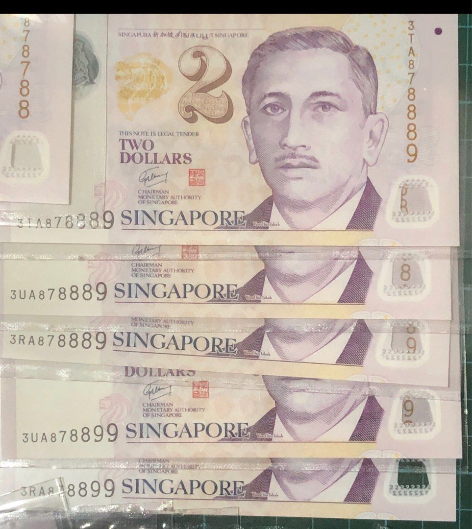 $2 almost solid 1 rare note (Category: Currency) located in Singapore. Submitted by bestsk (Listing ID 1269857810, Image 6). Description: Anyone interested can message me UNC note.