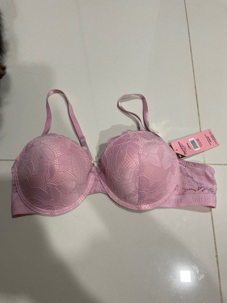 38C juicy couture bra rainbow lace comfy, Women's Fashion, New