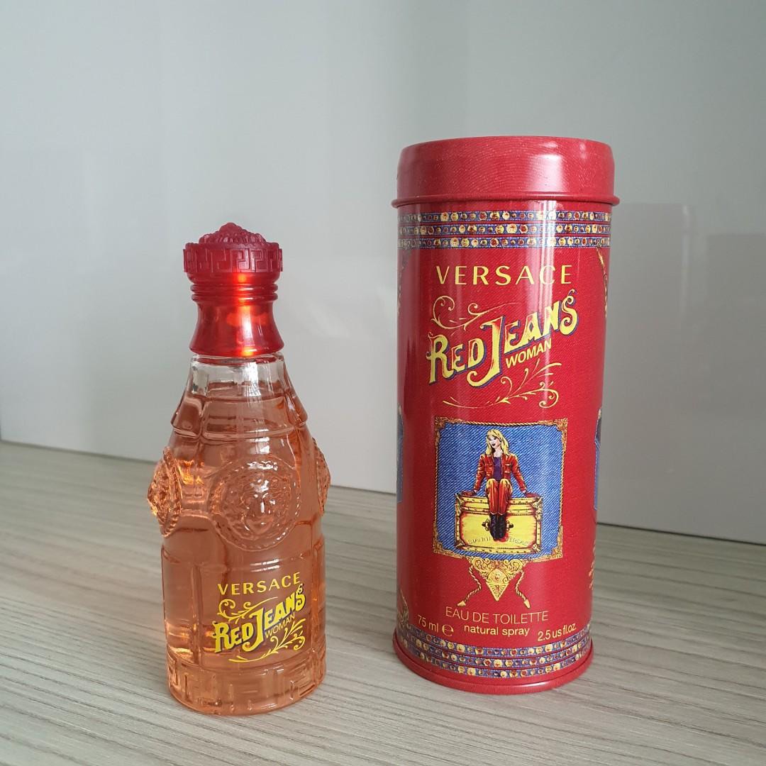 & Carousell 75ml) Beauty Personal VERSACE Care, on Deodorants JEANS EDT, RED & Fragrance